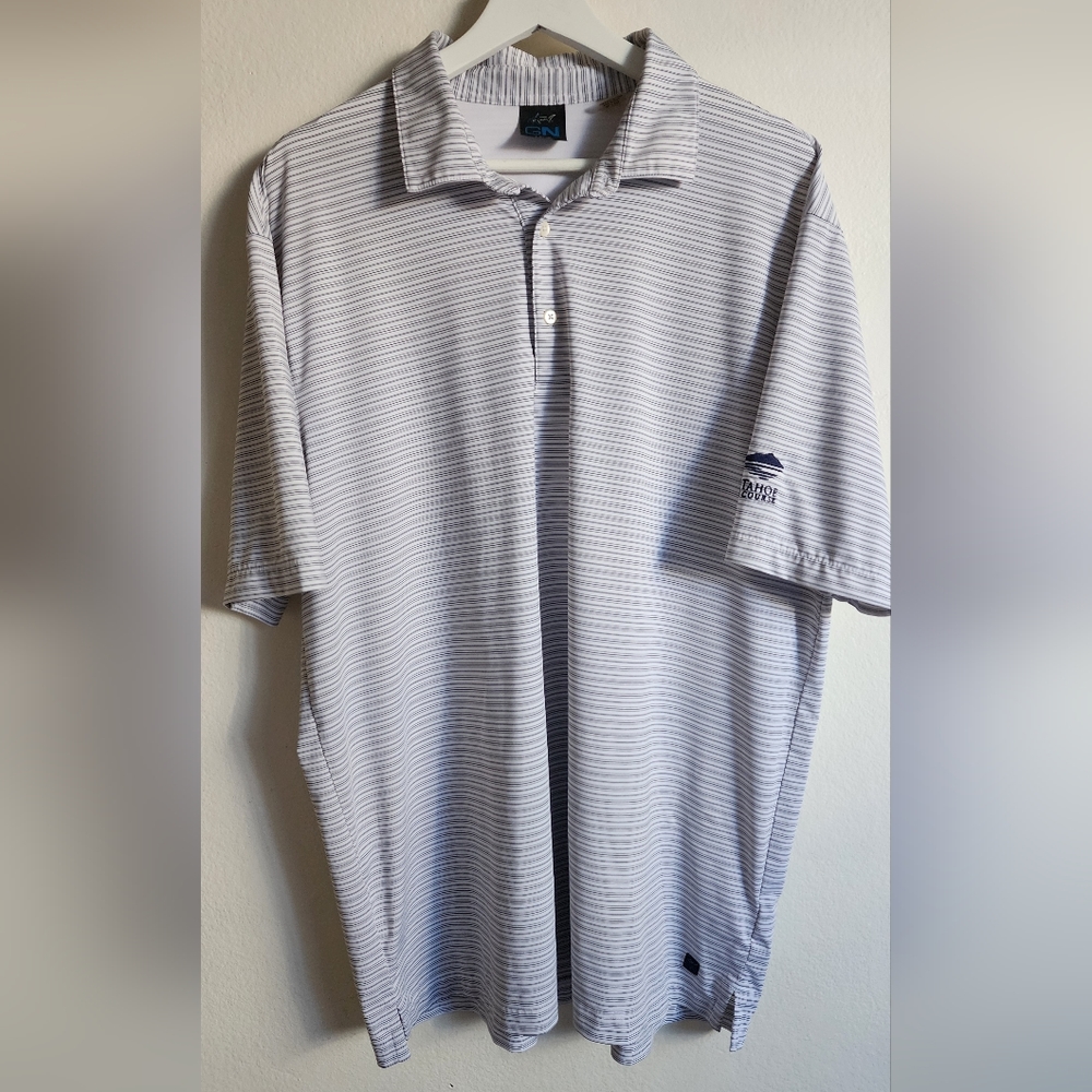 Mens stripped golf  Polo shirt
